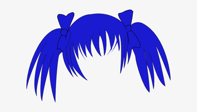 Detail Blue Wig Png Nomer 21