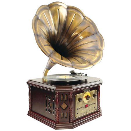 Detail Bluetooth Gramophone Record Player Nomer 15