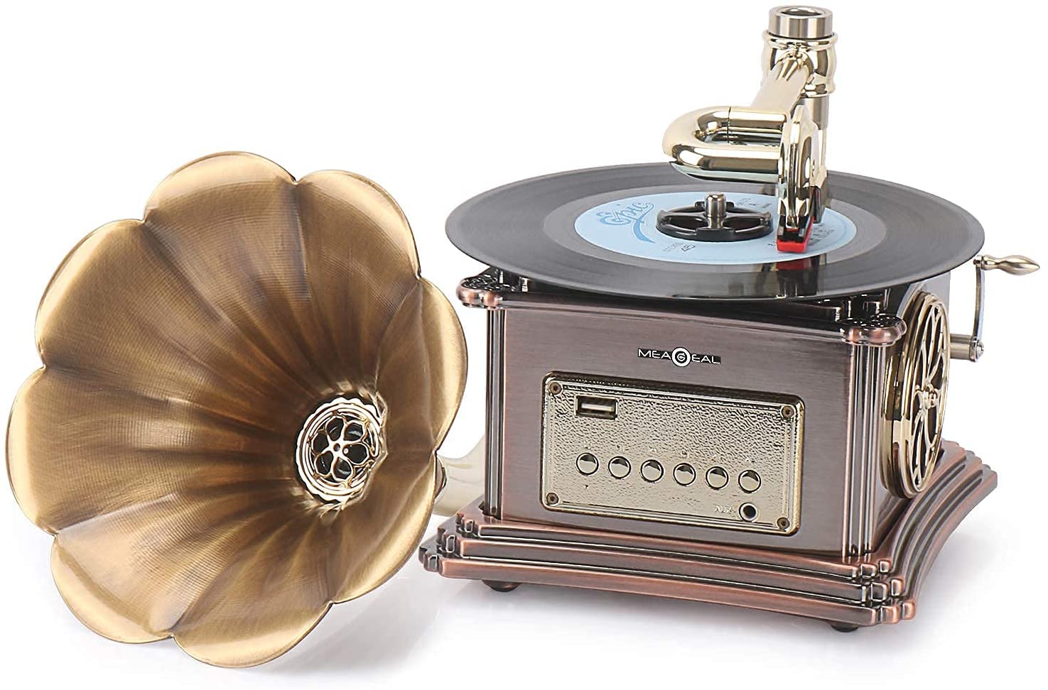 Detail Bluetooth Gramophone Record Player Nomer 20