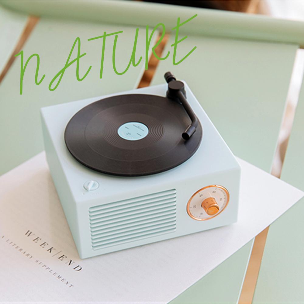 Detail Bluetooth Gramophone Record Player Nomer 50