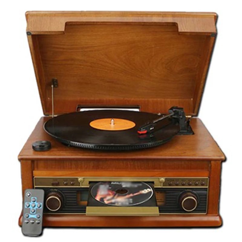 Detail Bluetooth Gramophone Record Player Nomer 53