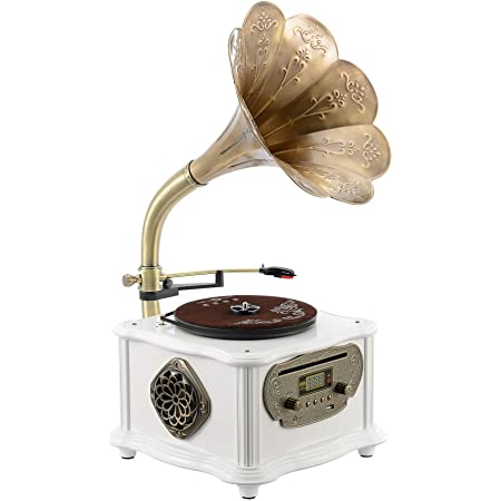 Detail Bluetooth Gramophone Record Player Nomer 8