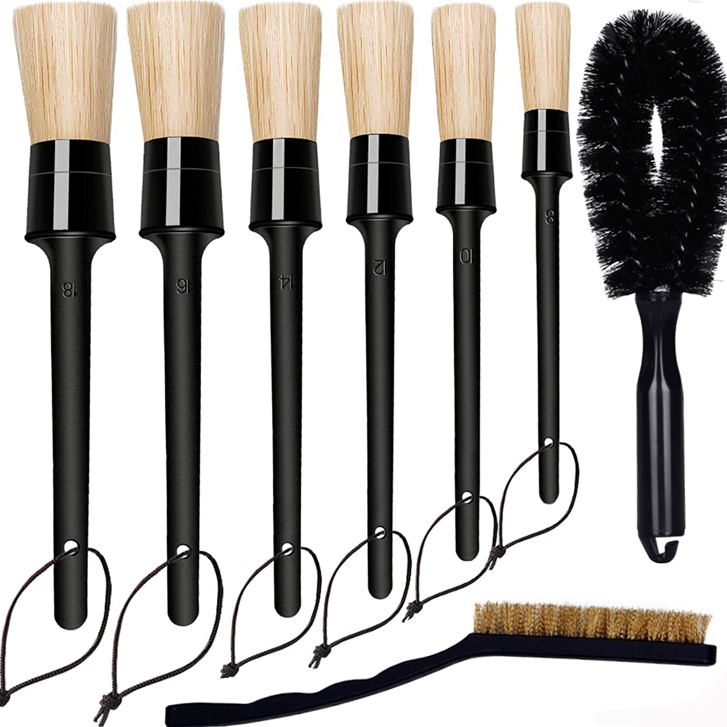 Detail Boar S Hair Wheel Brush Nomer 38