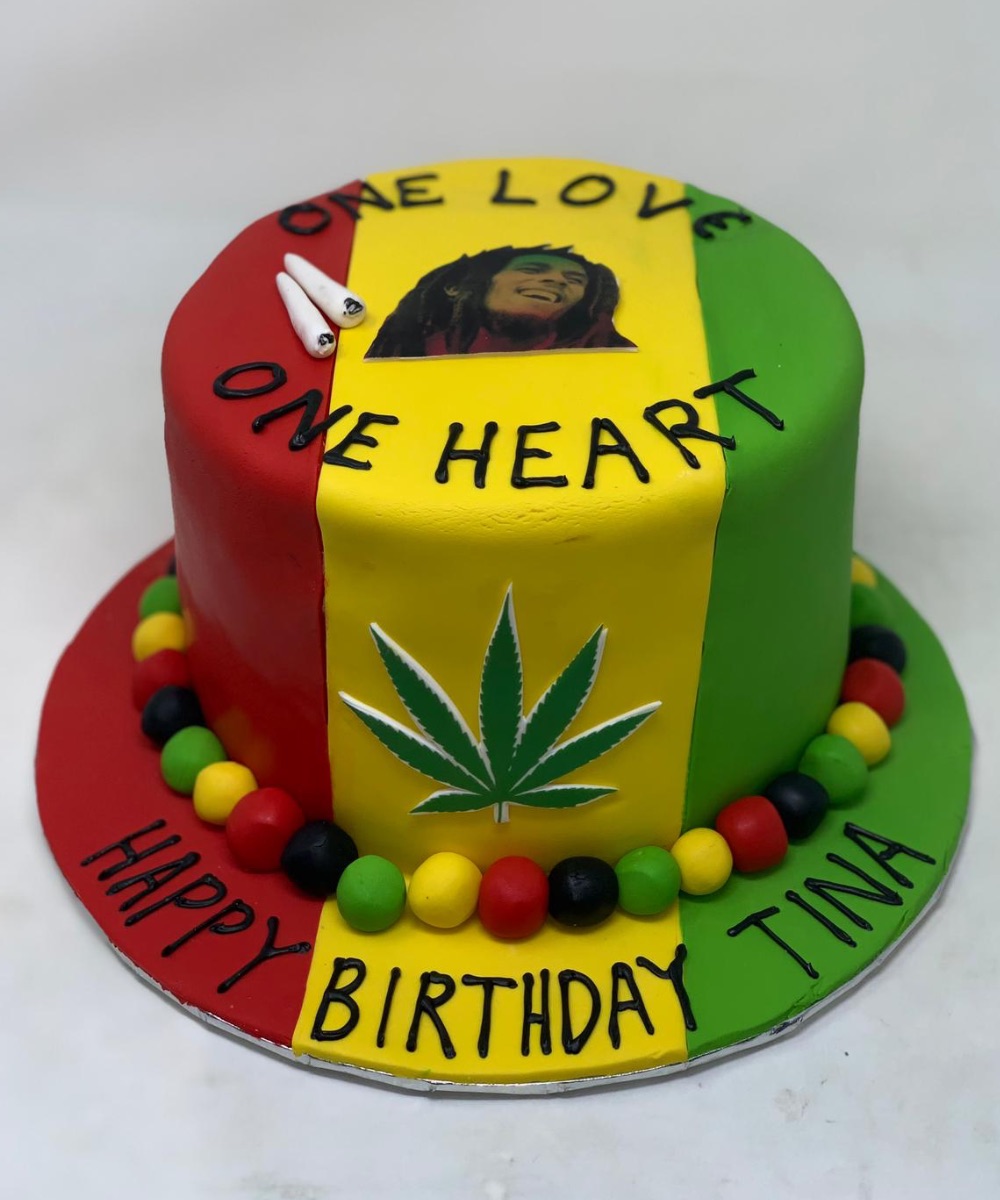 Detail Bob Marley Birthday Cake Nomer 2