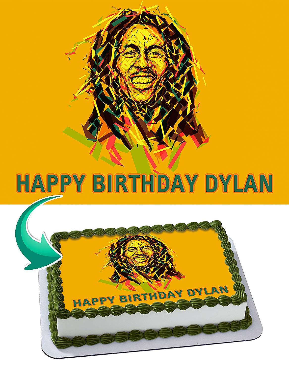 Detail Bob Marley Birthday Cake Nomer 37