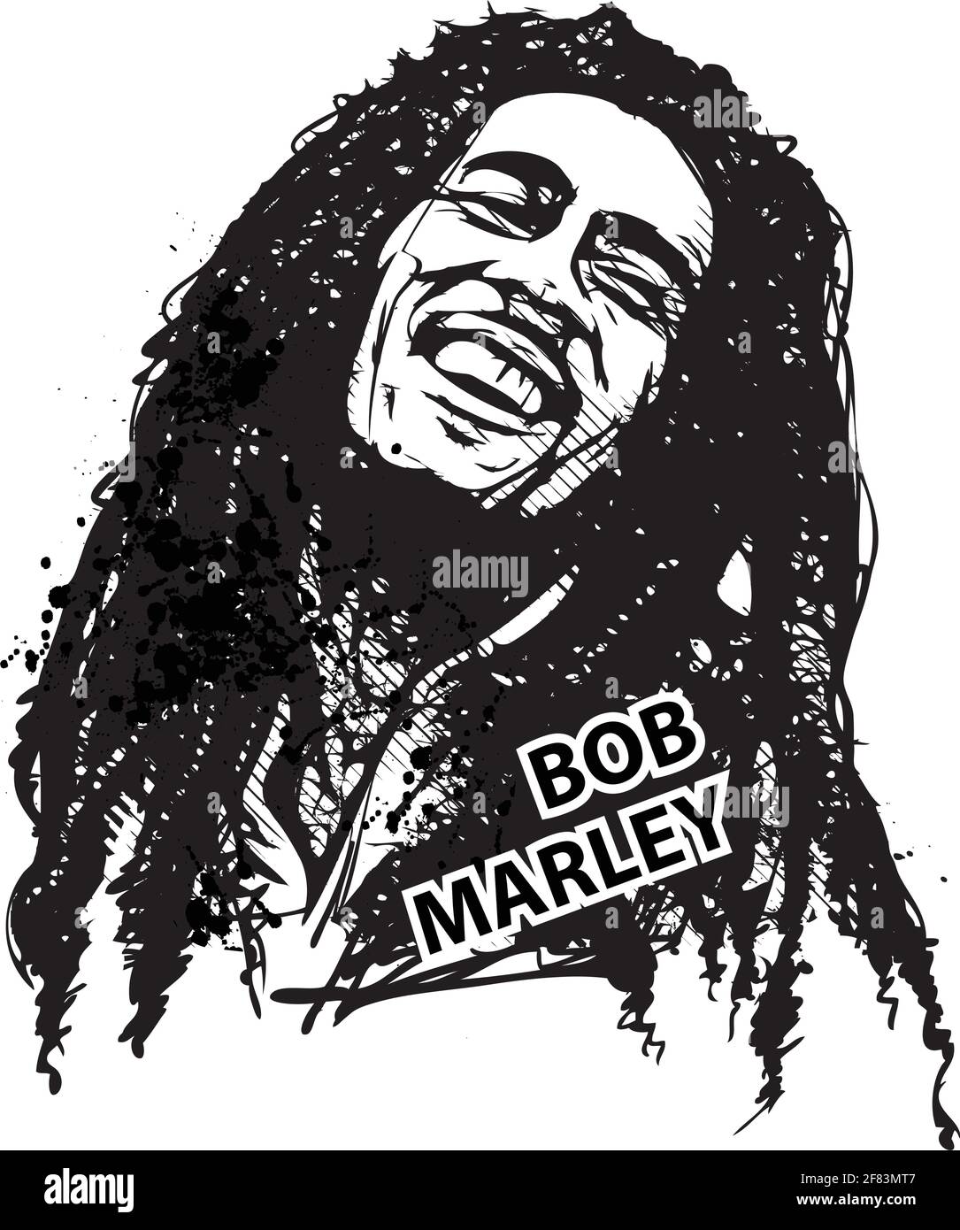 Detail Bob Marley Black And White Nomer 39