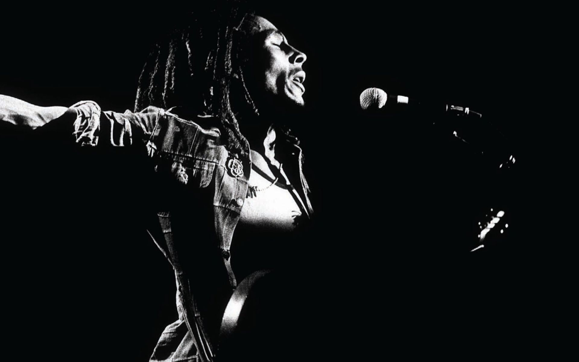 Bob Marley Black And White Wallpaper - KibrisPDR