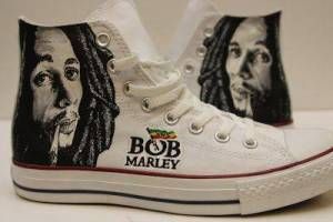 Detail Bob Marley Converse Shoes Nomer 15