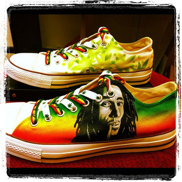 Detail Bob Marley Converse Shoes Nomer 34