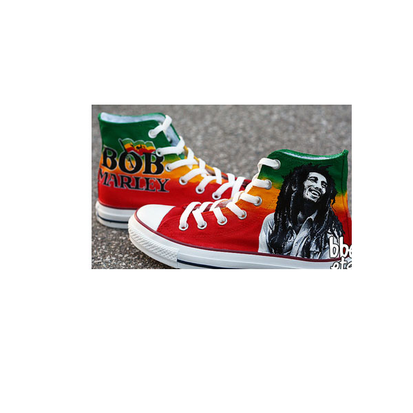 Detail Bob Marley Converse Shoes Nomer 8