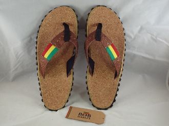 Detail Bob Marley Cork Flip Flops Nomer 12