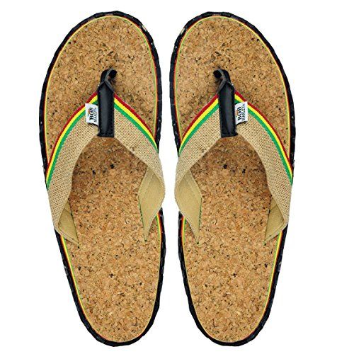 Detail Bob Marley Cork Flip Flops Nomer 18