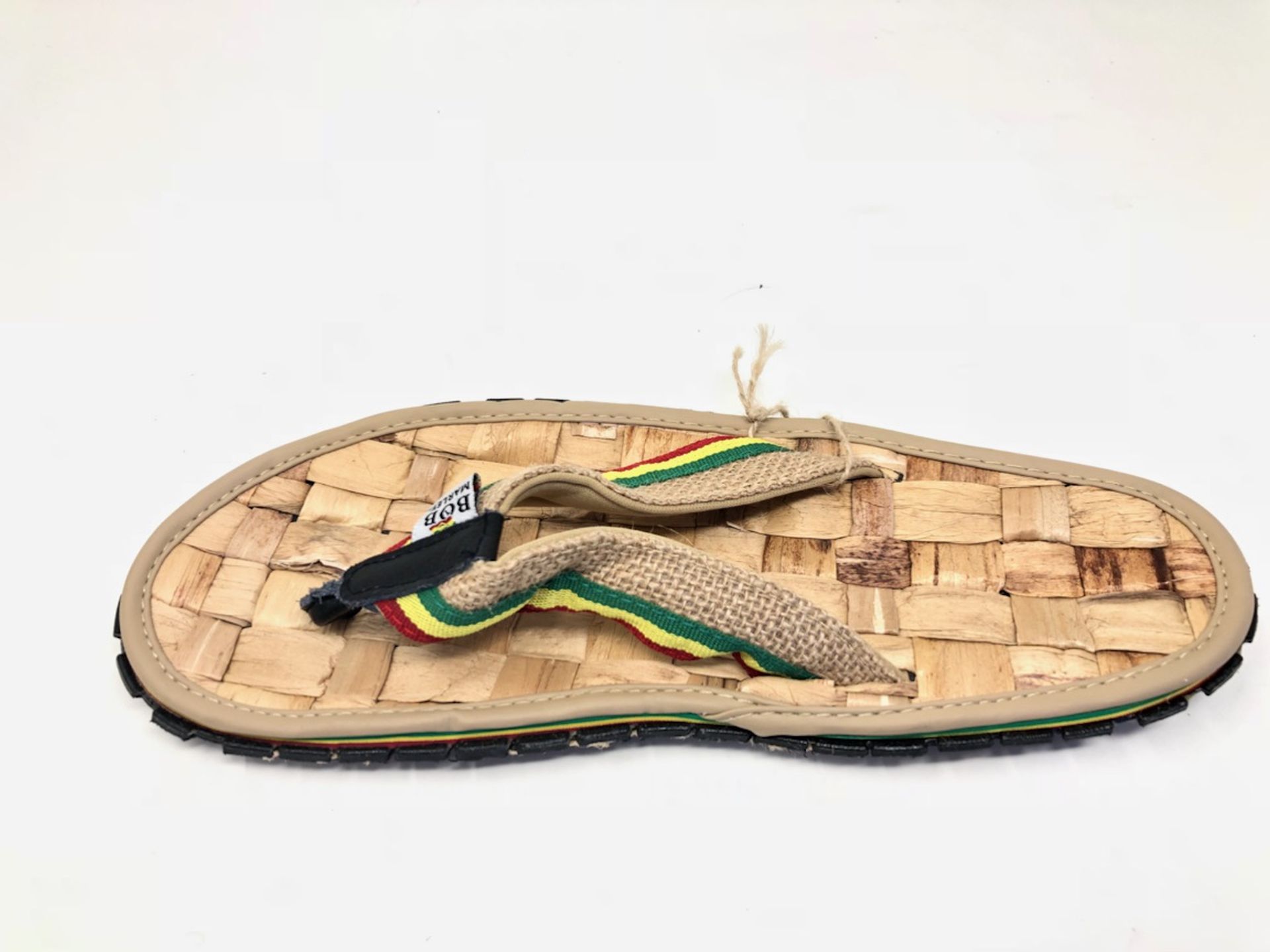 Detail Bob Marley Cork Flip Flops Nomer 25