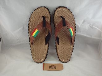 Detail Bob Marley Cork Flip Flops Nomer 26