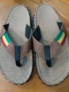 Detail Bob Marley Cork Flip Flops Nomer 56