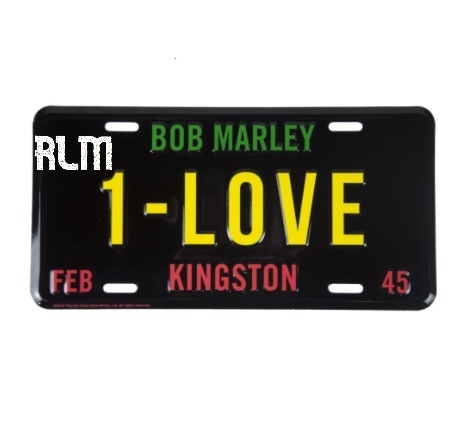 Detail Bob Marley License Plate Nomer 4