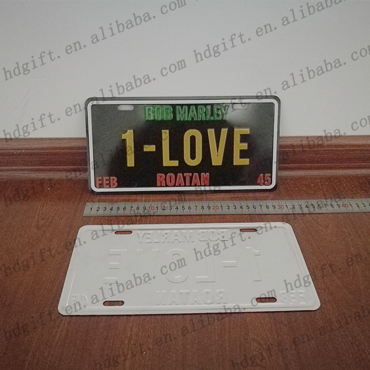 Detail Bob Marley License Plate Nomer 52