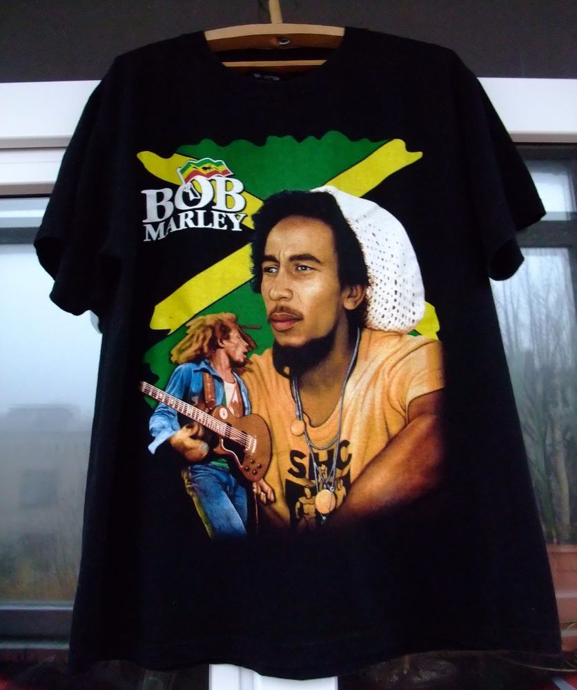 Detail Bob Marley Lion Shirt Nomer 17