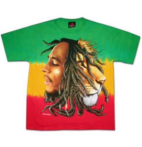 Detail Bob Marley Lion Shirt Nomer 25