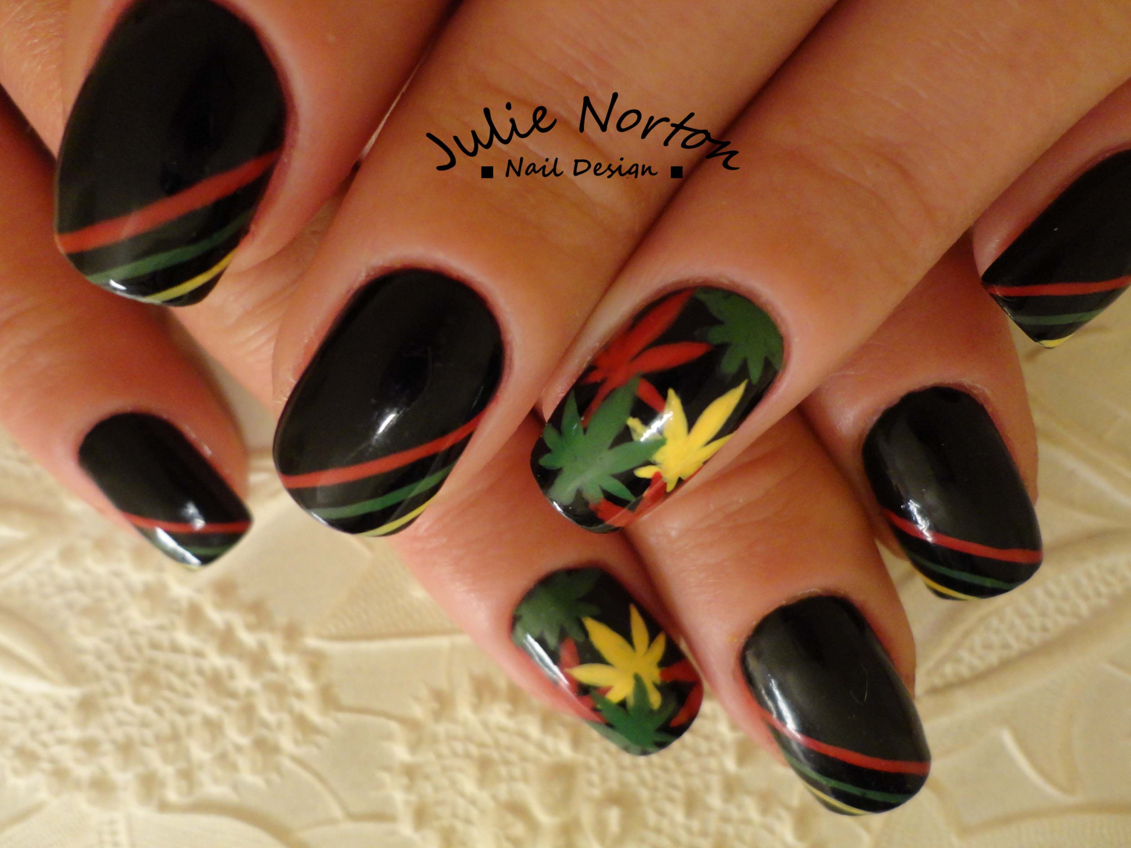 Bob Marley Nail Designs - KibrisPDR