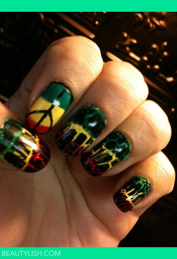 Detail Bob Marley Nail Designs Nomer 11