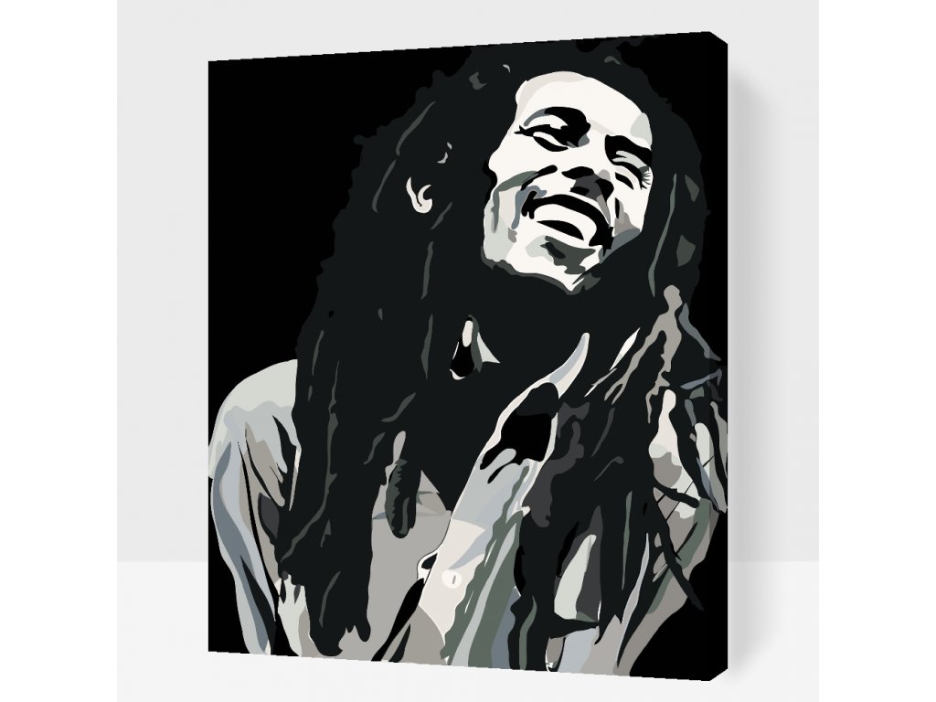 Detail Bob Marley Paint By Numbers Nomer 2