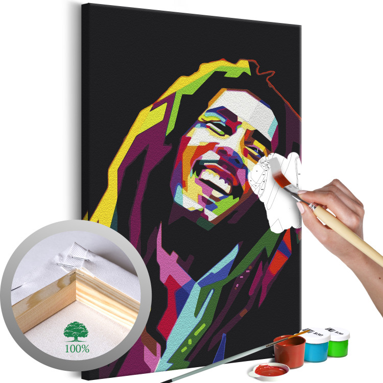 Detail Bob Marley Paint By Numbers Nomer 6