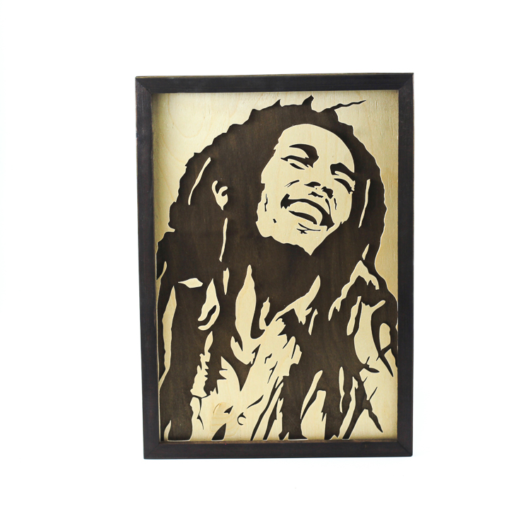 Detail Bob Marley Picture Frame Nomer 3