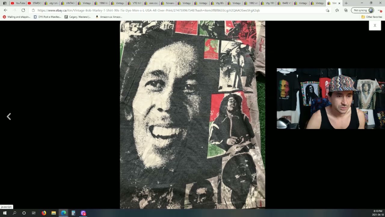 Detail Bob Marley Shirts Ebay Nomer 34