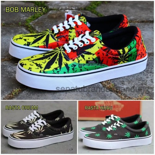 Detail Bob Marley Shoes Vans Nomer 36