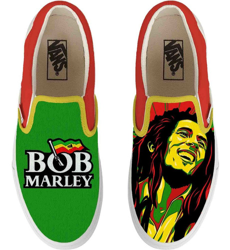 Detail Bob Marley Shoes Vans Nomer 48