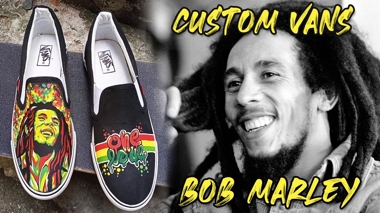 Detail Bob Marley Shoes Vans Nomer 53