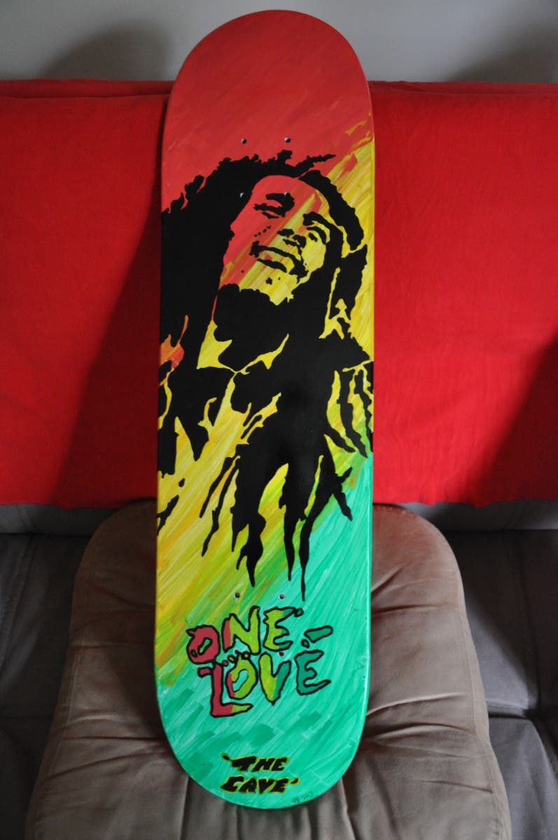 Detail Bob Marley Skateboard Nomer 2