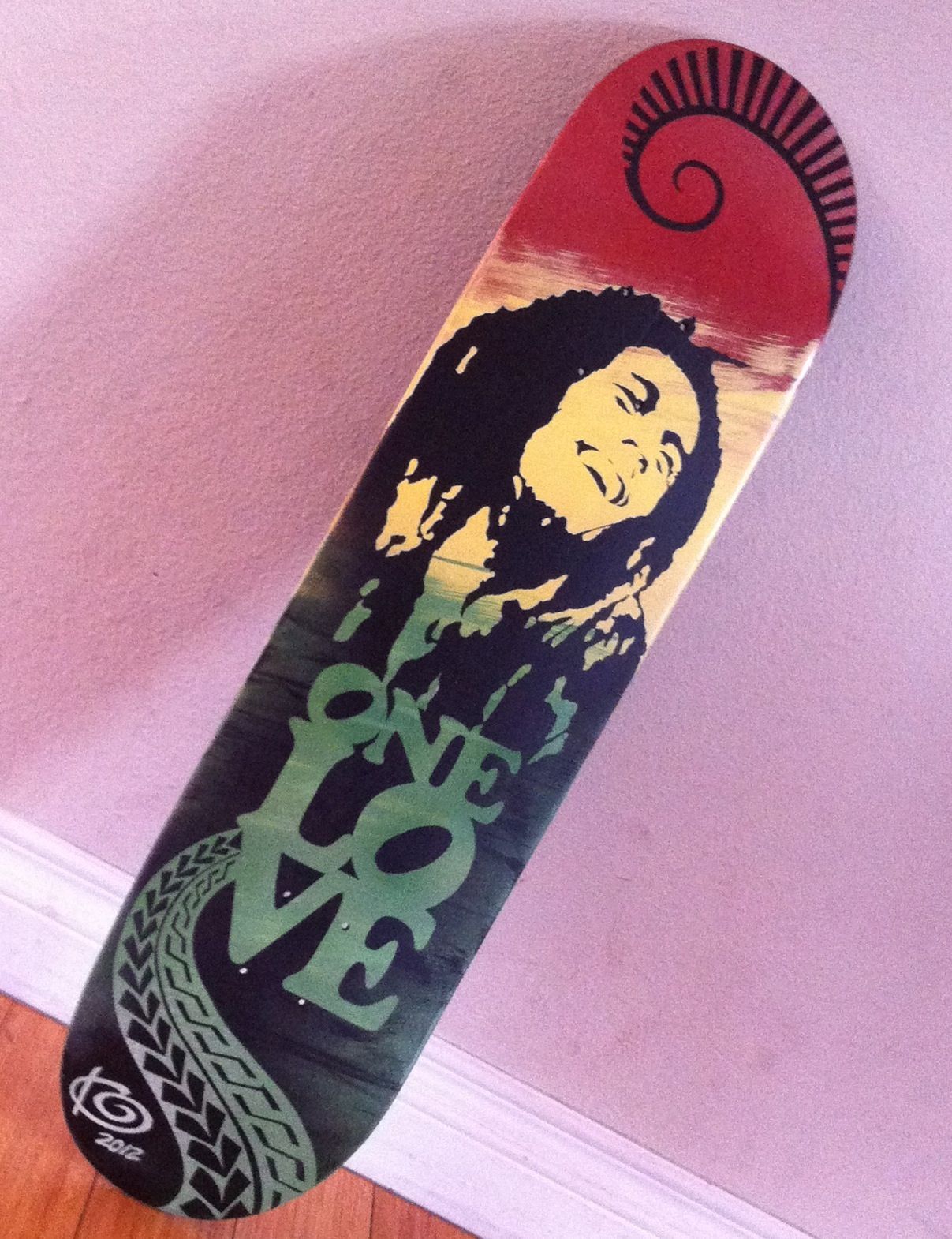 Detail Bob Marley Skateboard Nomer 15