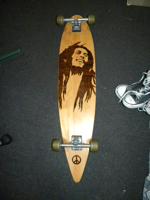 Detail Bob Marley Skateboard Nomer 55