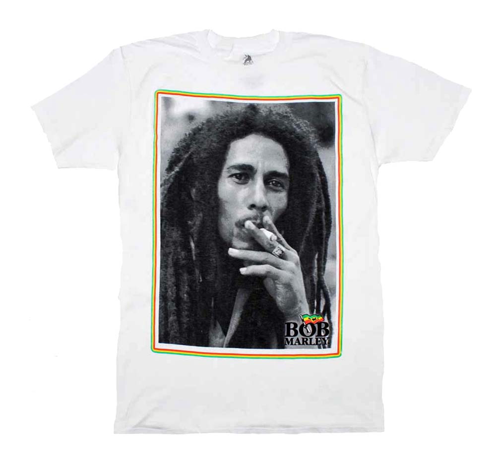 Detail Bob Marley Smoking Shirt Nomer 13