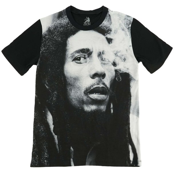 Detail Bob Marley Smoking Shirt Nomer 15