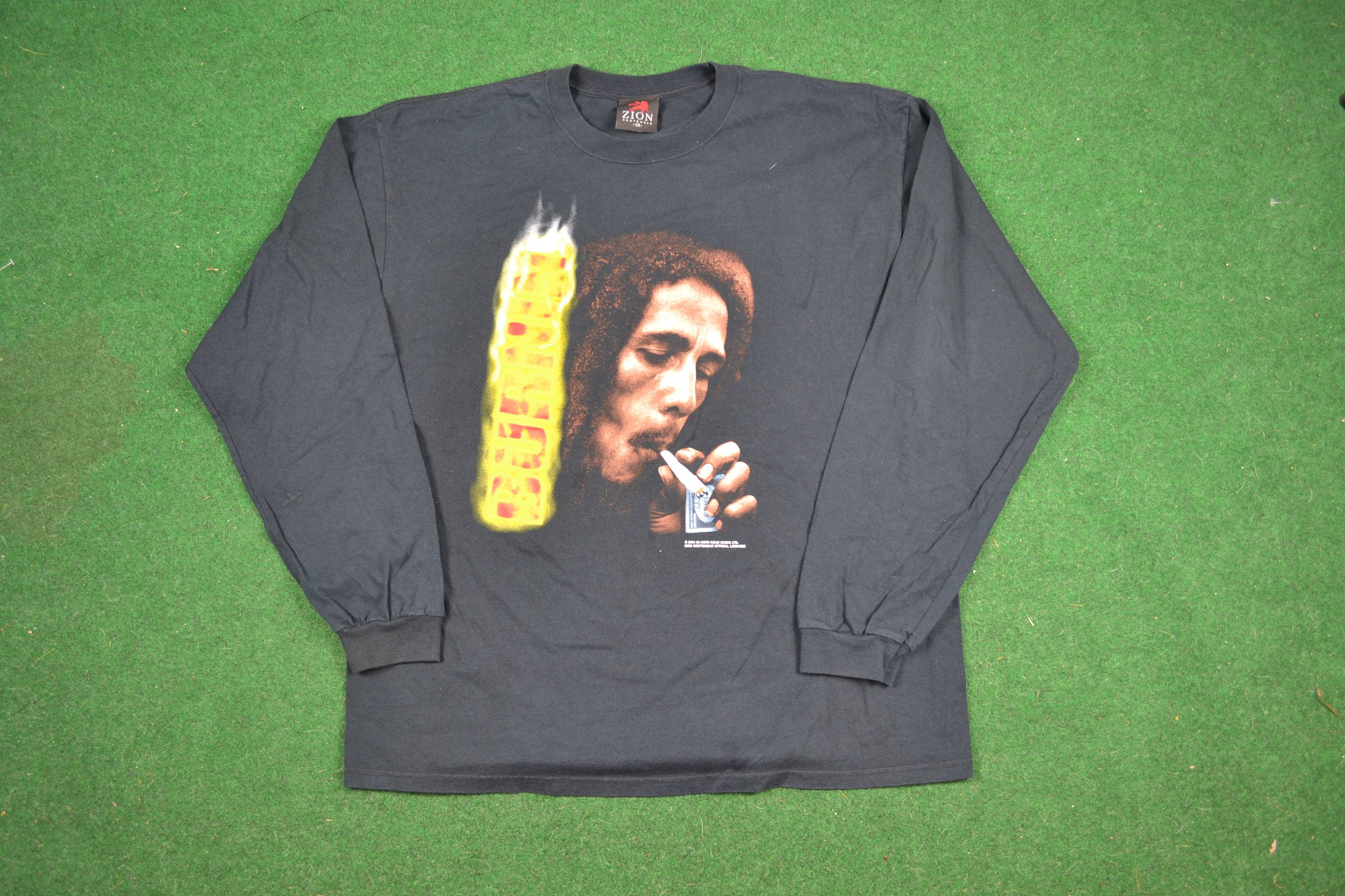 Detail Bob Marley Smoking Shirt Nomer 21
