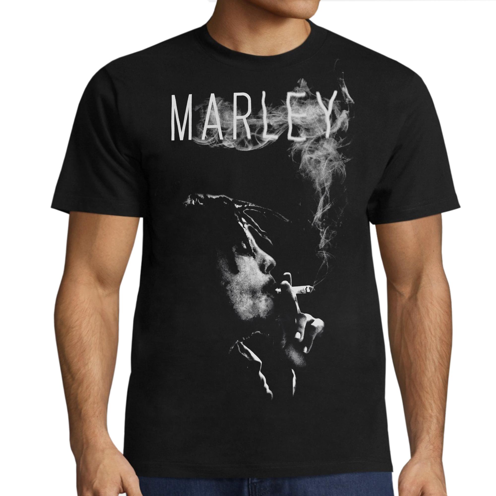 Detail Bob Marley Smoking Shirt Nomer 28