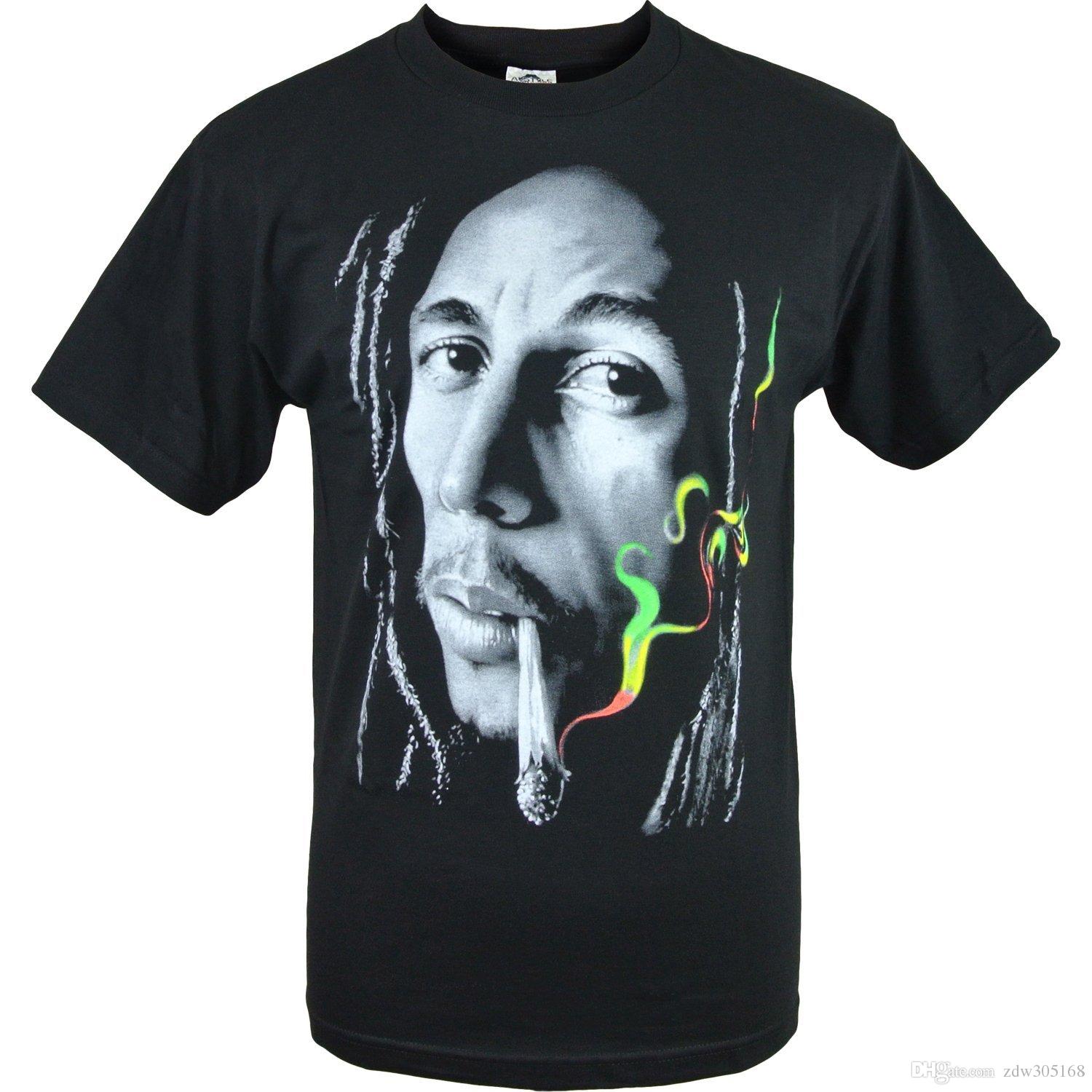 Detail Bob Marley Smoking Shirt Nomer 30