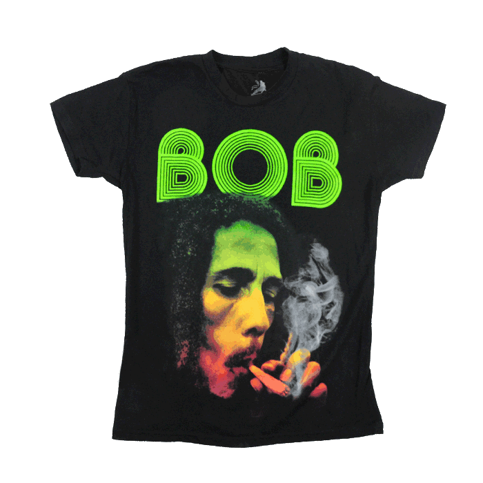 Detail Bob Marley Smoking Shirt Nomer 31