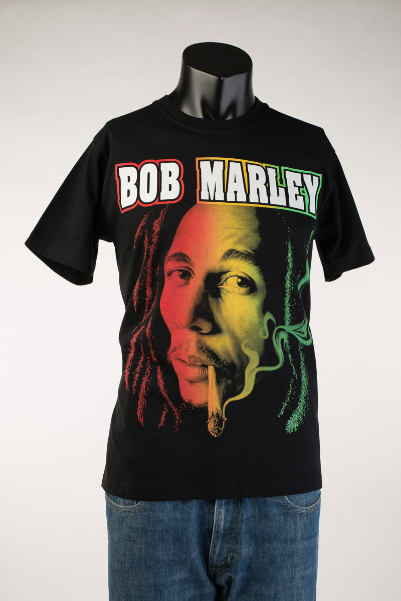 Detail Bob Marley Smoking Shirt Nomer 35