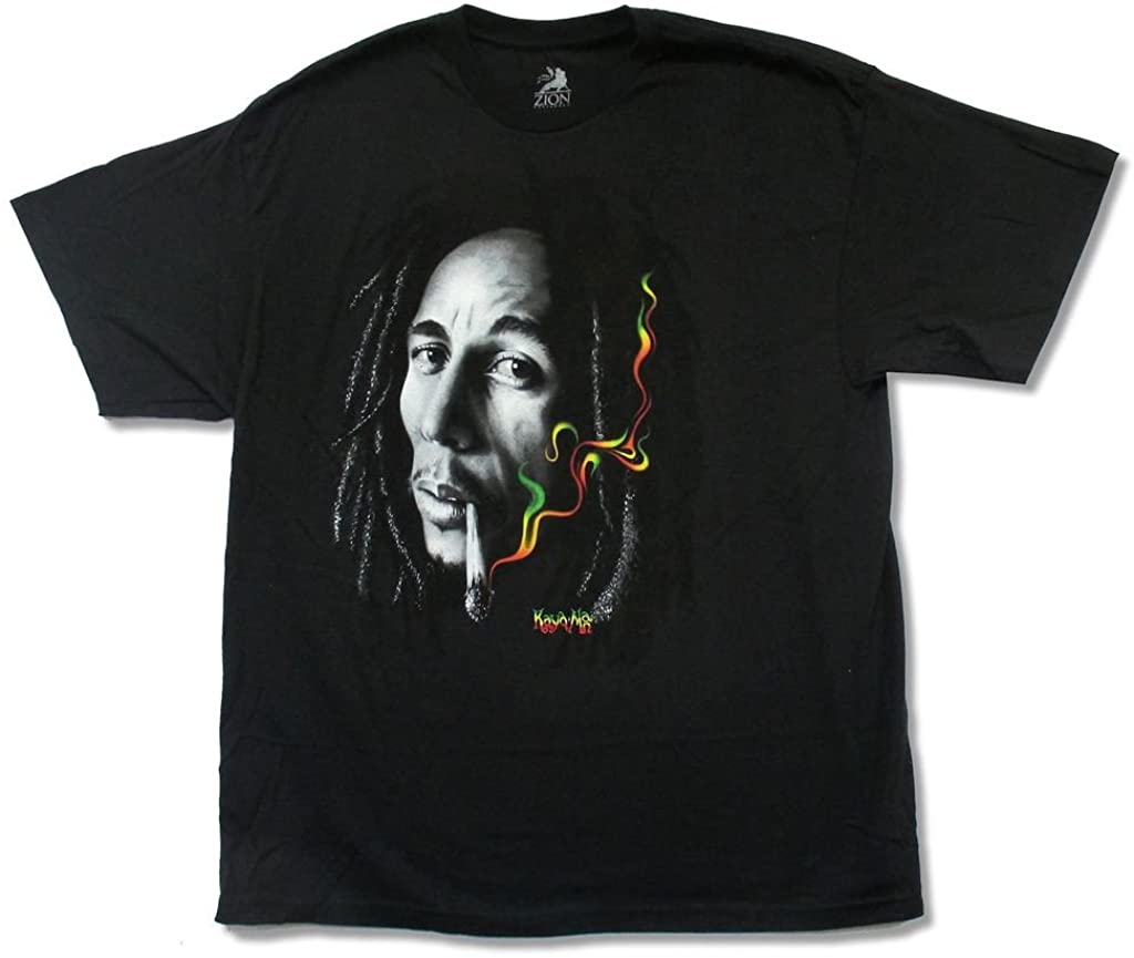 Detail Bob Marley Smoking Shirt Nomer 4