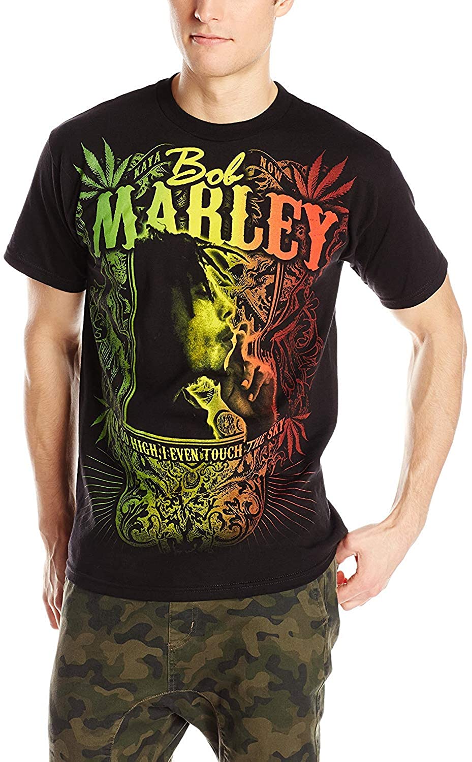 Detail Bob Marley Smoking Shirt Nomer 38
