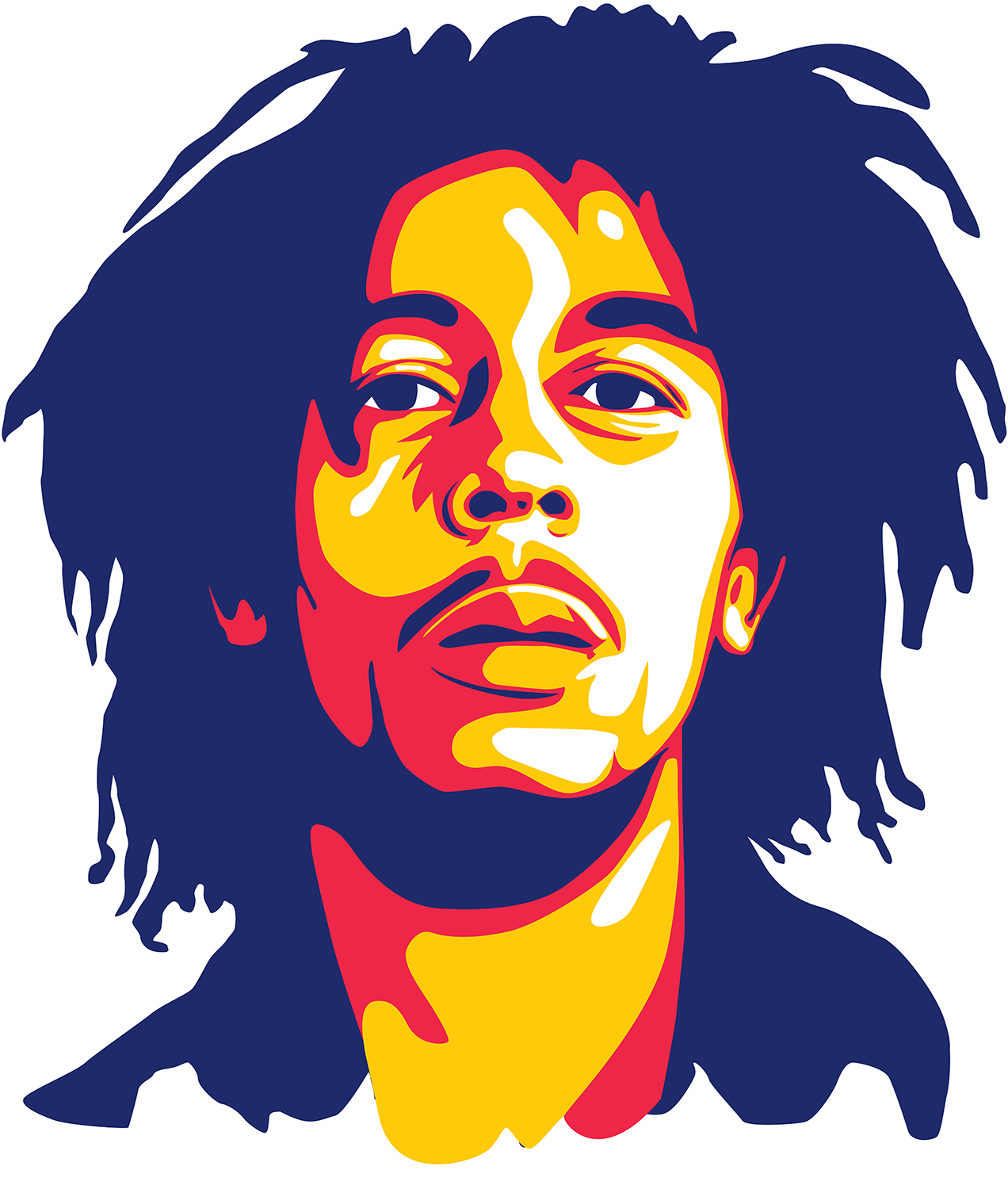 Detail Bob Marley Vector Art Nomer 37