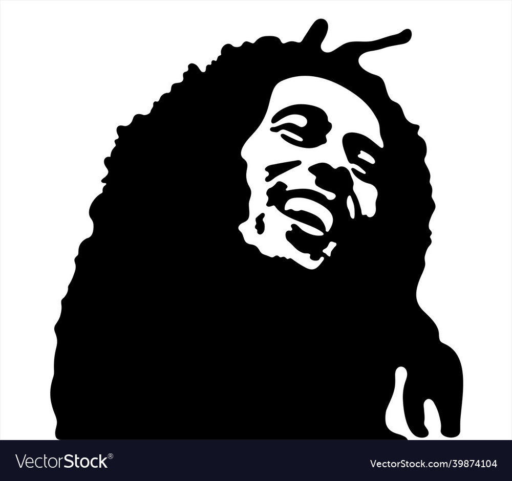 Detail Bob Marley Vector Art Nomer 5