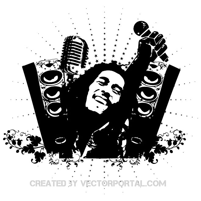 Detail Bob Marley Vector Png Nomer 26