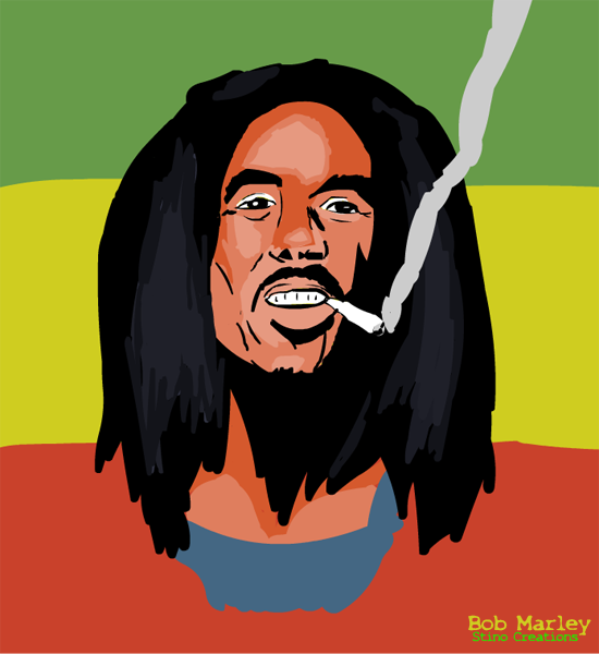 Detail Bob Marley Vector Png Nomer 27