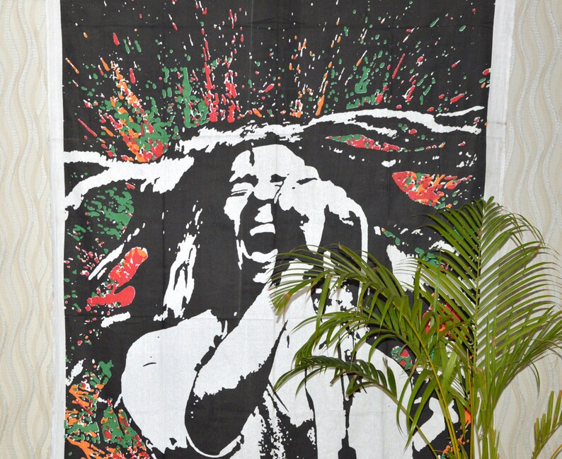 Detail Bob Marley Window Curtains Nomer 52