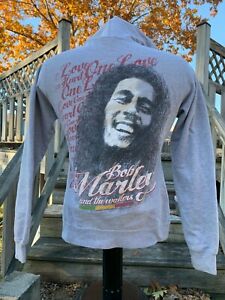 Detail Bob Marley Zip Hoodie Nomer 26
